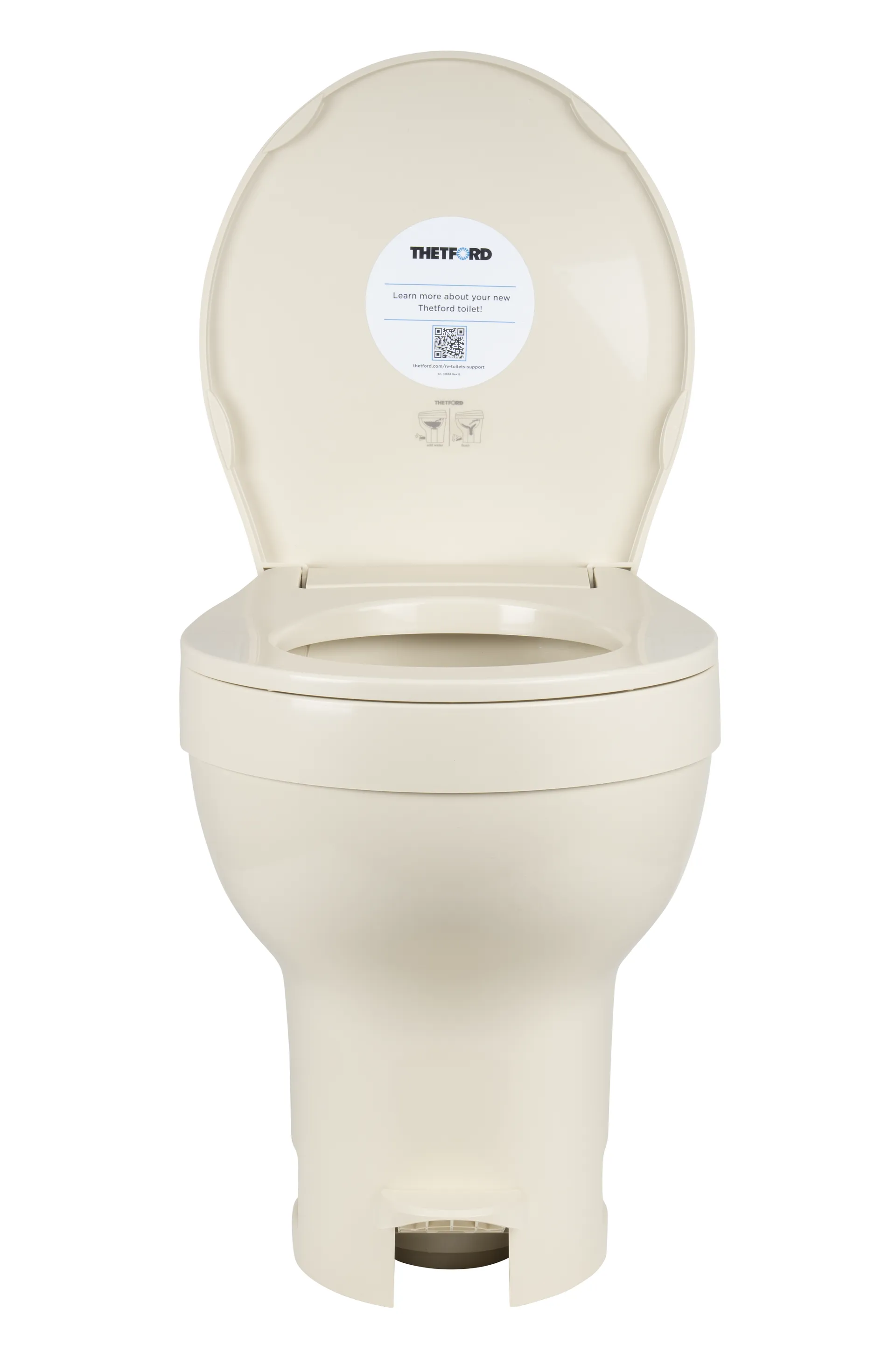 Aqua-Magic VI - Foot Flush, High, Parchment