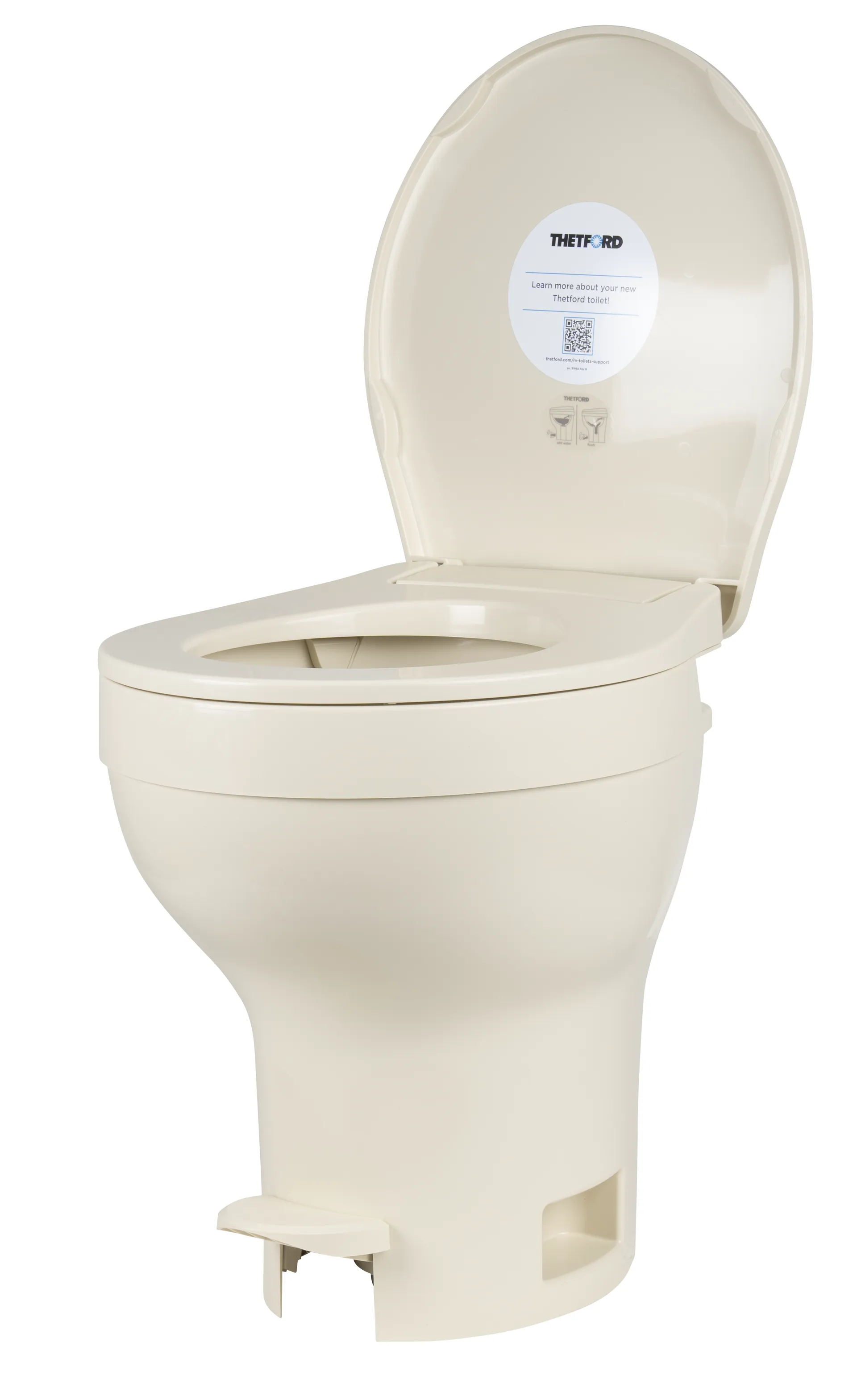 Aqua-Magic VI - Foot Flush, High, Parchment