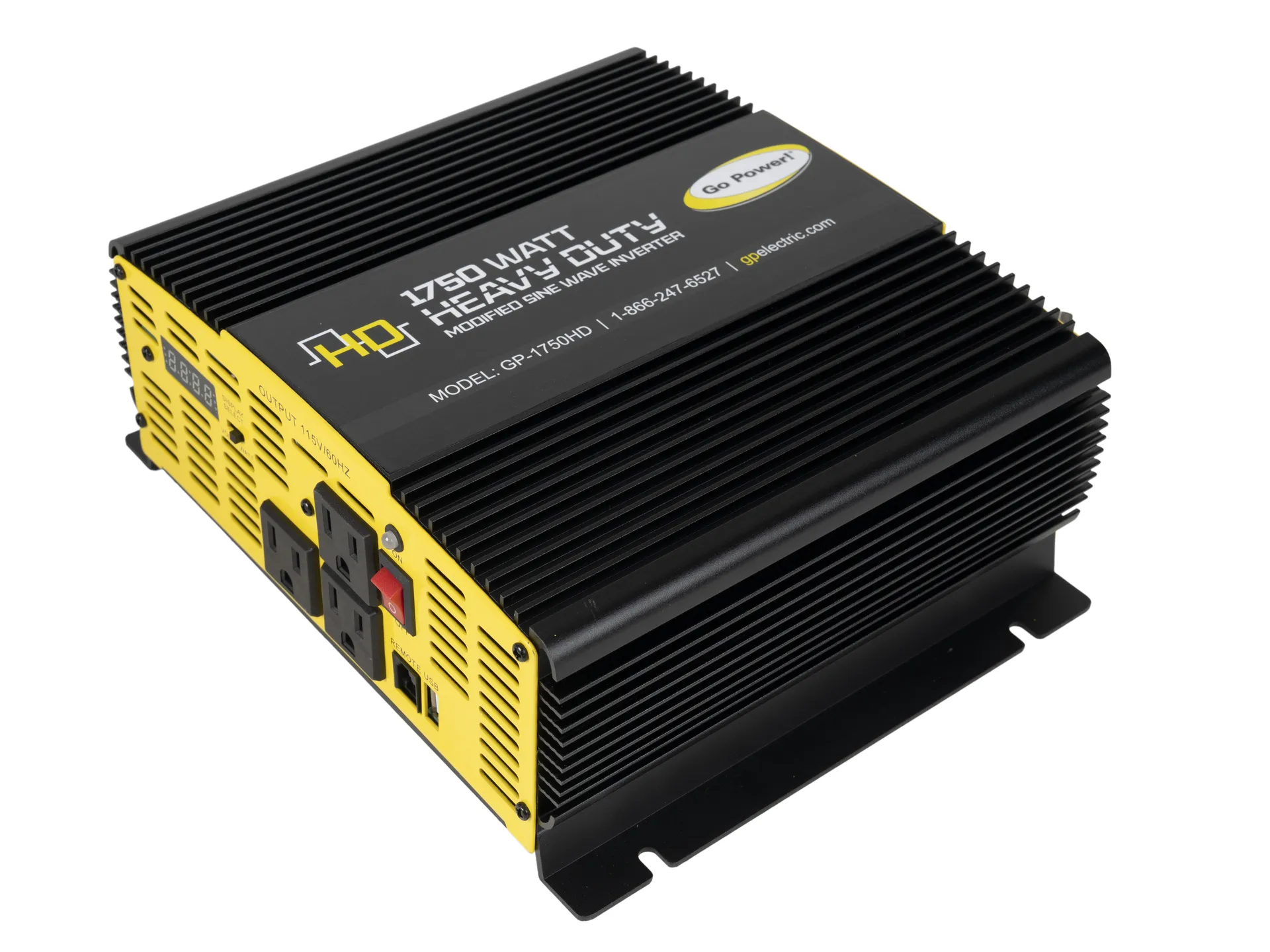 1750 WATT MODIFIED SINE WAVE INVERTER 12V - HEAVY DUTY: GP-1750HD
