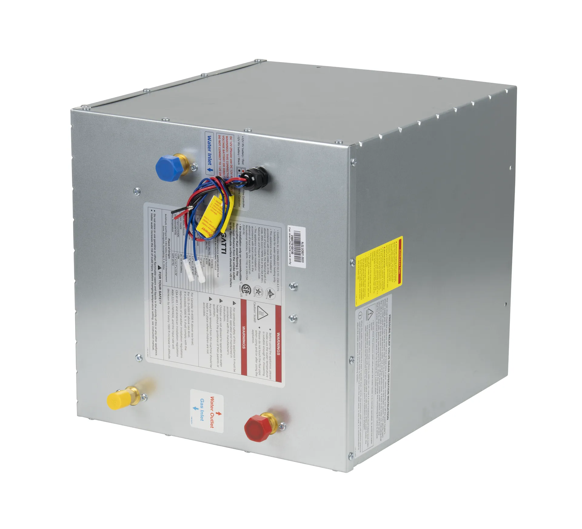 Fogatti Tankless Water Heater  48,000 BTU - White