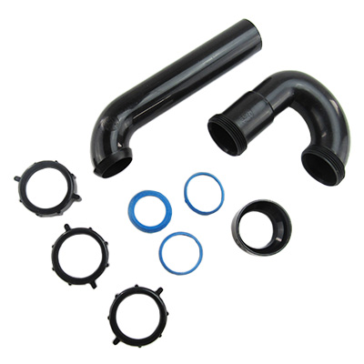 Fitting - ABS - P-Trap - 1-1/2" - Adjustable w/Marvil Adapter