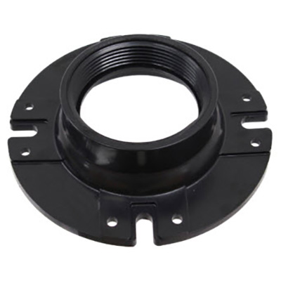 Fitting - ABS - Closet Flange - 4" x 3"FPT - 1 3/4" ov
