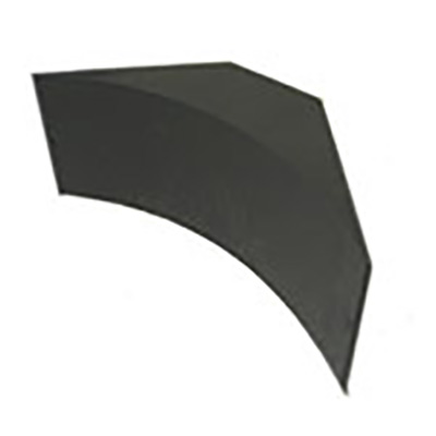 Block - Radius - 3.20" x 1.5" - Solid Wall - Window