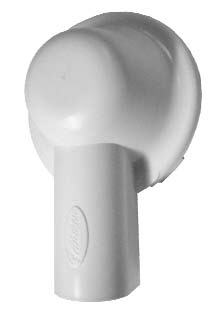 LP Cap - Regulator - White Plastic - Auto 234
