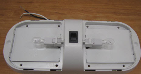 Light - Double Dome - Switch Black - Omega - 80ctn