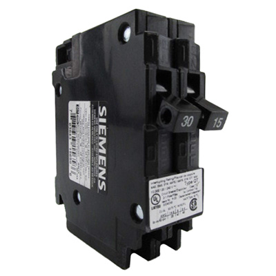 Breaker - 120V - 15A/30A - 1P - Twin - Siemen - Q3015