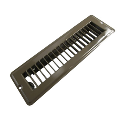Grill - Register - Floor - 2 1/4" x 10" - Non Dampered