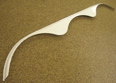 Fender - Skirt - 2 x 105" x 10" - Aluminum - .080 ga.