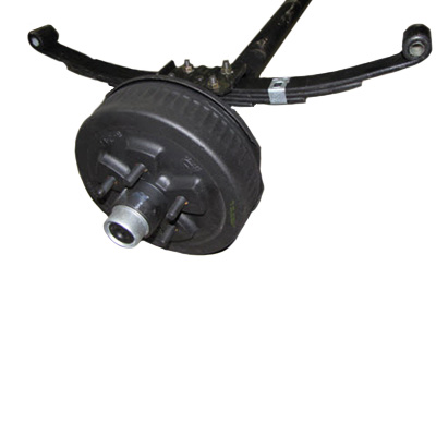 Axle - 3500# - Straight - 5 Lug - TM - UL - 10"E