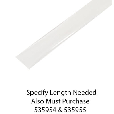 Strap - Vinyl - 3/4" - Clear - 750'/Rl