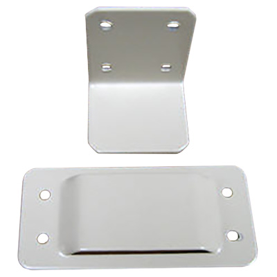 Bracket - L - Wall Mount - w/Slot - Almond - Powder Coat