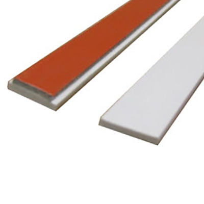 Trim - 9/16" - Strip w/HATS Tape - White - 500'/Bx