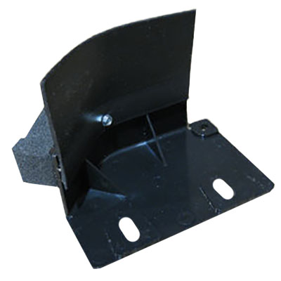 Block - Corner - Slideout - Large LH - Black - Plastic