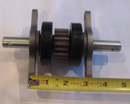 Through-Frame Slide-Out Gear Pack Assembly without Roll Pins