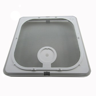 Vent - Frame - w/Removable Screen - Polar White