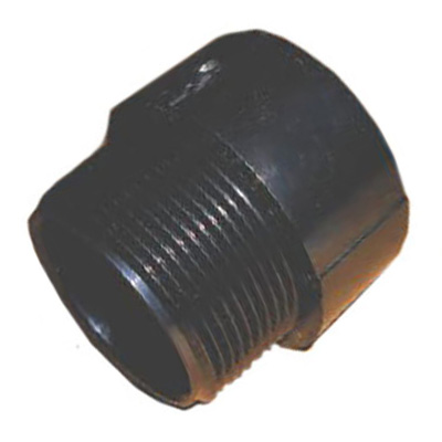 ADAPTER,1 1/2,MALE,HUBXMPT,ABS