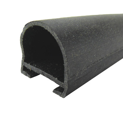 Seal - Co-Extruded - Bulb Seal - Slide On - TPE - Black - 700'/Box
