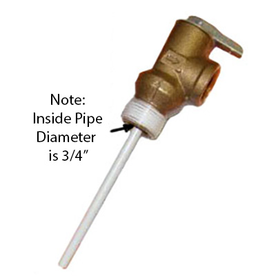 Water Heater - P-T Relief Valve - 3/4 -14 NPT - 90028 - Atwood