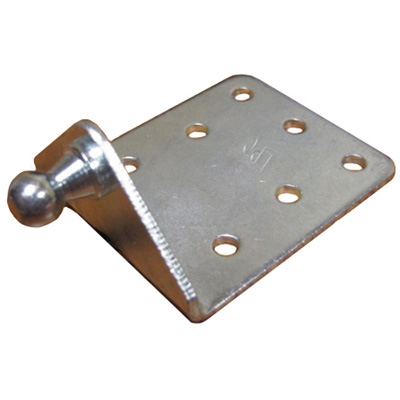 Bracket - Gas Strut - 90 Degree - 7 Hole - Bright Zinc Plated