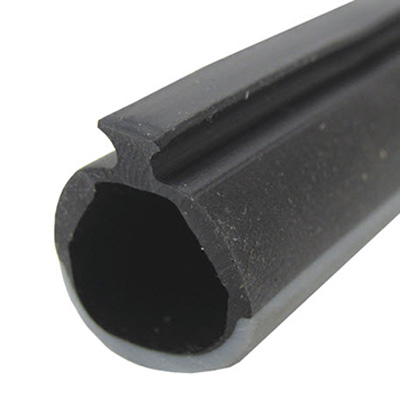 Seal - Bulb - Extruded Slide In - Black & Gray - Thick Wall - 1000'/Bx