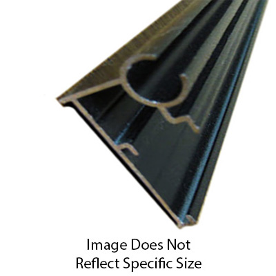 RAIL,AWNING BLACK 1X1.69X16' GUTTER 0563