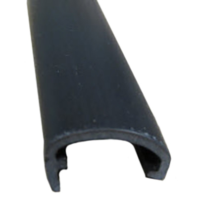 Trim - Screw Cover - Flexible - w/Leg - Black - 200'/Bx