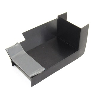 Block - Corner - Slideout - RH - Notched - w/Eterna Bond - Black - 30pc/bx