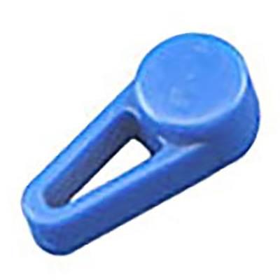Valve - Handle - Extended  - Blue Teardrop