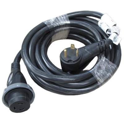Cord - Shore/Power - 30A - 30' - Detachable - 2 LEDs - Handle - Fault Indicator - F30R30-SB-OEM