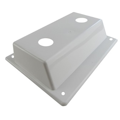 Faucet - Bezel - 2 Hole - White