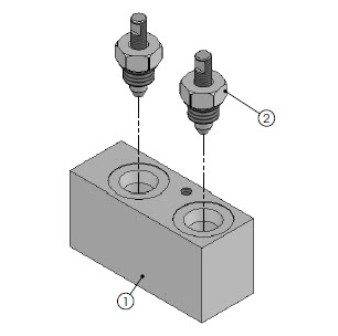 Mechanism - Manifold/Valve Only - Double Room Control Panel - 256068