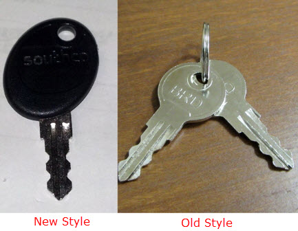 Key - R001 Double Bit Key - For Southco Latches (Min Order of 10) - SOCOKEYSR001 - 623415