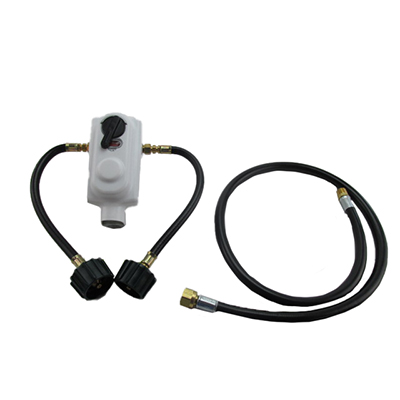 Regulator - Auto - w/Bracket & Cap - (2) 12" Pigtails - (1) 48" Hose