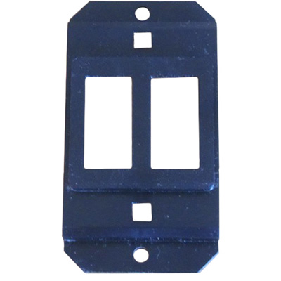 Switch - Mounting Plate - 12V - 2 Gang - Black - #792