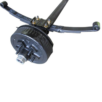 Axle - 3500# - Straight - 5 Lug - TM - UL - 10"E - 3" Tube Diameter