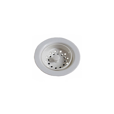 Sink - Basket - Strainer - 3 1/2" - Plastic - White