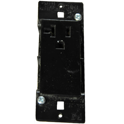 Recept - 120V - 20A - Single - SCD - Black