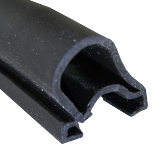 Seal - Co-Extruded - Slide On - Tilted EK D-Seal - Black - 700'/Bx