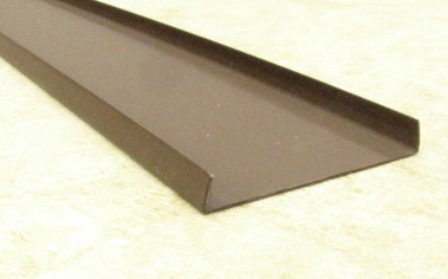 Trim - U-Channel - 2 7/8" x 8' - 6043-WN - Walnut