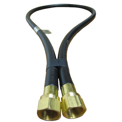 Hose - LP - 3/8" Gas Hose - 60" Long - 1/2" F. SAE x 1/2" F. SAE