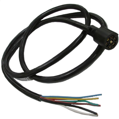 Cord - 7-Way - w/8' Cable - w/6" Pre-Stripped