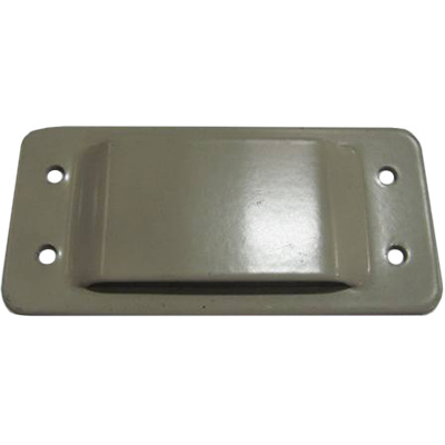 Bracket - Wall Mount - w/Slot - Almond - Powder Coat - 1/pc