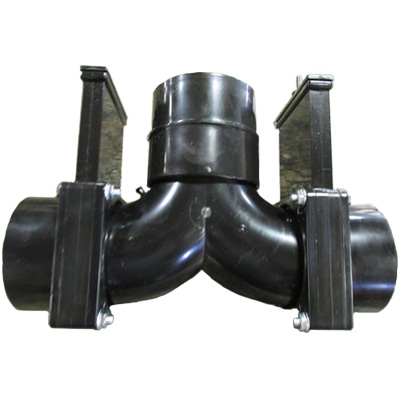 Valve - Term - ABS - 3" - HxHxH - Double Rotating - No Handles