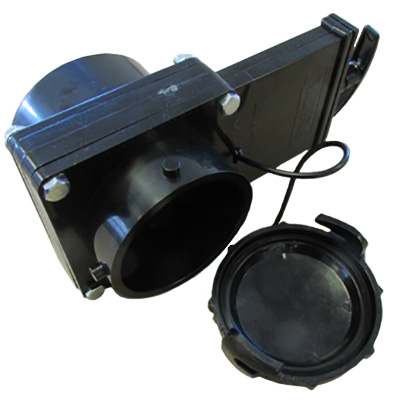 Valve - Term - ABS - 3" H x 3" Bay - w/Cap