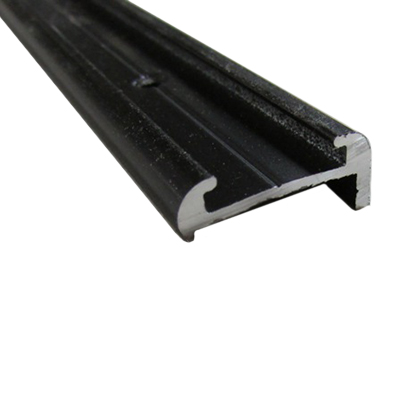 Trim - Metal - 3/4" - 9' Insert - Short Leg - Black