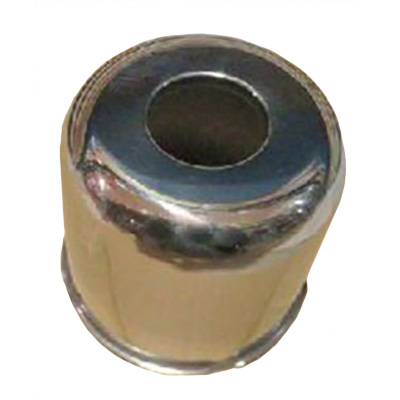 Tire - Center Cap - 4.885" - Closed - Stainless Steel