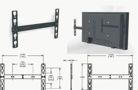 Bracket - TV - Flush Mount - 200 x 200/200 x 400