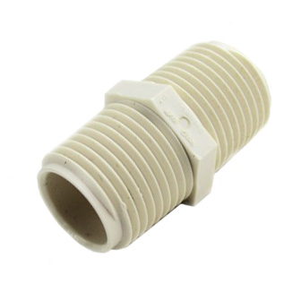 Fitting - Plastic - Coupling - 1/2" Mpt - Poly Alloy