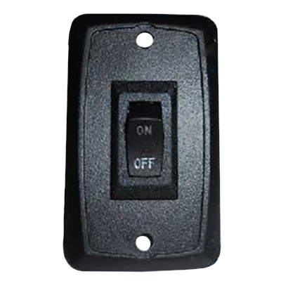 Switch - Plate - 12V - 1G - On/Off - Sigma - Black - 7115-130