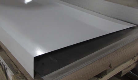 Skirt - Metal - .030 - 24" x 144" - D-53 - Polar White - TP